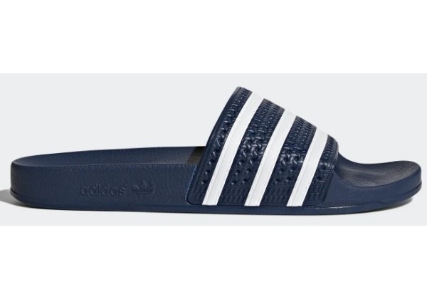 Adidas шлепанцы Adilette синие с белым