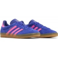 Кроссовки Adidas Gazelle Indoor Blue Lucid Pink