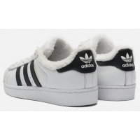 Зимние кроссовки Adidas Originals Superstar белые