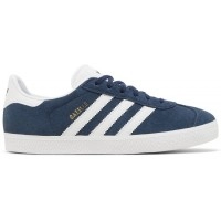 Кроссовки мужские Adidas Gazelle синие с белым
