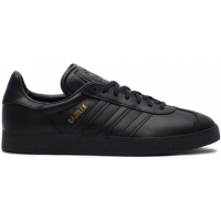 Adidas Gazelle Leather Black Gold