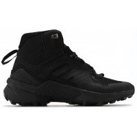 Кроссовки Adidas Terrex Swift R3 Mid Gore-Tex Total Black Winter Termo