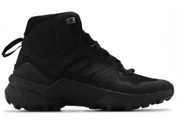 Кроссовки Adidas Terrex Swift R3 Mid Gore-Tex Total Black Winter Termo