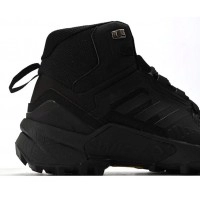 Кроссовки Adidas Terrex Swift R3 Mid Gore-Tex Total Black Winter Termo