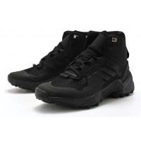 Кроссовки Adidas Terrex Swift R3 Mid Gore-Tex Total Black Winter Termo
