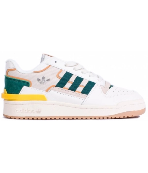 Кроссовки Adidas Forum Exhibit Low White Green Yellow