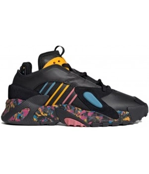 Кроссовки Adidas Originals Streetball Black Yellow Blue
