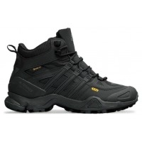 Кроссовки Adidas Terrex Winter Mid Gore-Tex Black утепленные