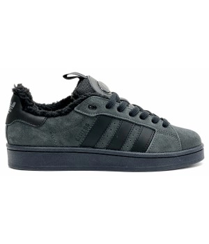 Кроссовки Adidas Campus 00s Dark Grey Black с мехом