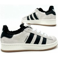 Кроссовки Adidas Campus 00s Crystal White Core Black с мехом