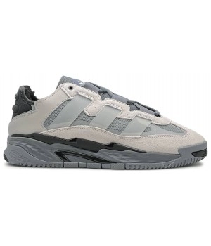 Кроссовки Adidas Niteball Grey Black с меховой подкладкой