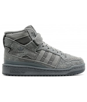 Кроссовки Adidas Forum High Winter Suede Grey
