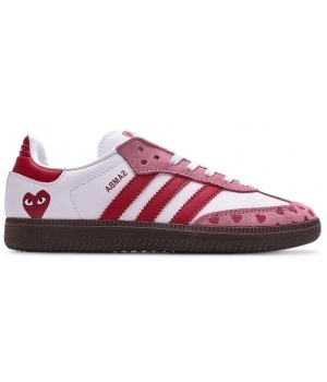 Кроссовки Adidas Samba x Comme Des Garcons White Pink