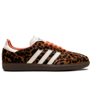 Кроссовки Adidas Samba OG Leopard Cream Orange
