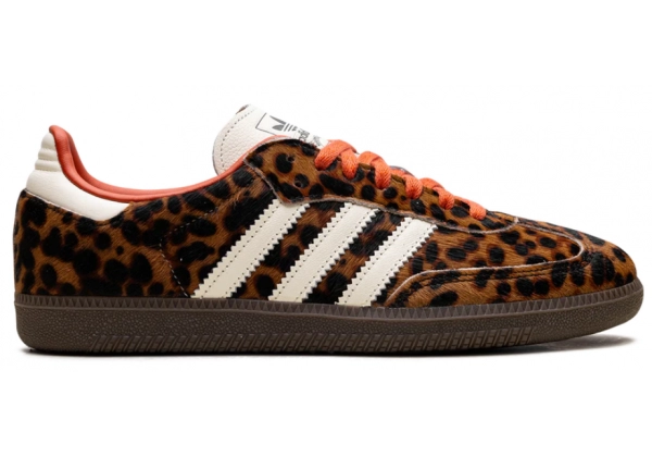 Кроссовки Adidas Samba OG Leopard Cream Orange