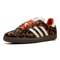 Кроссовки Adidas Samba OG Leopard Cream Orange