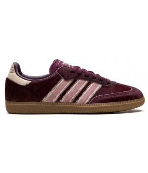 Кроссовки Adidas Samba OG Maroon Sand Strata Pony