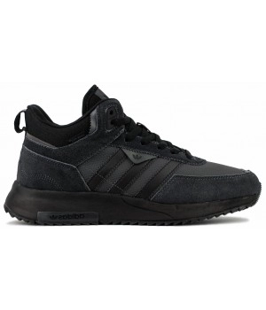 Кроссовки Adidas Retropy F2 Mid Gore-Tex With Fur Black Grey