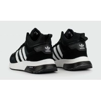 Кроссовки Adidas Retropy F2 Mid With Fur Black White