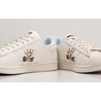 Кроссовки Adidas Superstar White Purple Green