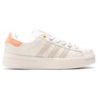 Кроссовки Adidas Superstar Ayoon White Orange Skate