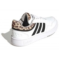 Кроссовки Adidas Hoops 3.0 Low White Leopard