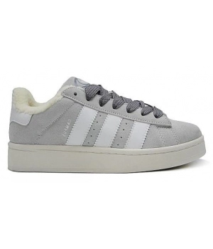 Кроссовки Adidas Campus 00s Grey White с мехом