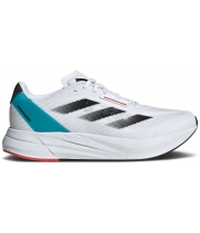 Кроссовки Adidas Duramo Speed White Black Lucid Cyan белые