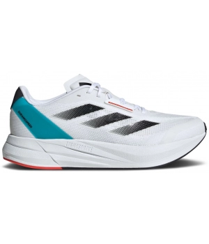Кроссовки Adidas Duramo Speed White Black Lucid Cyan белые