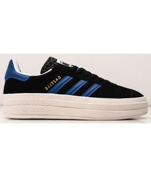 Кроссовки Adidas Gazelle Bold WMNS Black Blue черные