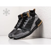 Кроссовки Adidas ZX 750 Hi Winter Grey Black Brown серые