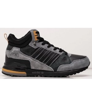 Кроссовки Adidas ZX 750 Hi Winter Grey Black Brown серые