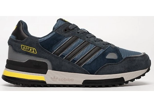 Кроссовки Adidas ZX 750 Navy Blue Grey синие
