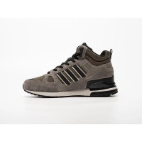 Кроссовки Adidas ZX 750 Mid Winter Grey Green серые