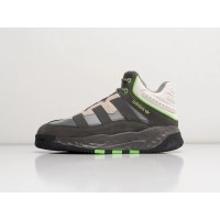 Кроссовки Adidas Niteball High Winter Grey Green серые