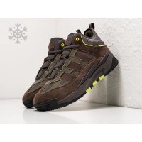 Кроссовки Adidas Niteball Hi Winter Brown Green коричневые