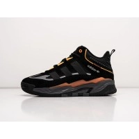Кроссовки Adidas Niteball Hi Winter Black Grey Orange черные
