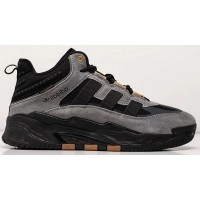 Кроссовки Adidas Niteball Hi Winter Grey Black серые