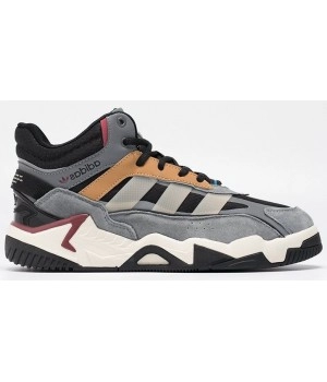 Кроссовки Adidas Niteball 2 High Winter Grey Brown серые