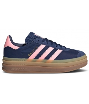 Кроссовки Adidas Gazelle Bold Blue Pink Spark