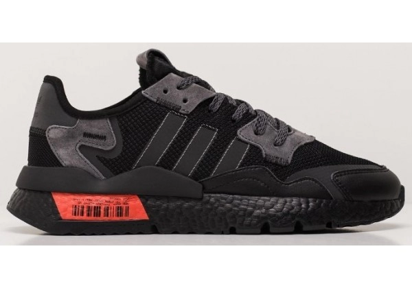 Кроссовки Adidas Nite Jogger Black Grey Fog черные