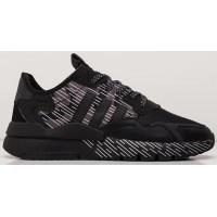 Кроссовки Adidas Nite Jogger Black Purple Camo