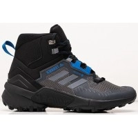 Кроссовки Adidas Terrex Swift R3 Mid Grey Black Blue черные