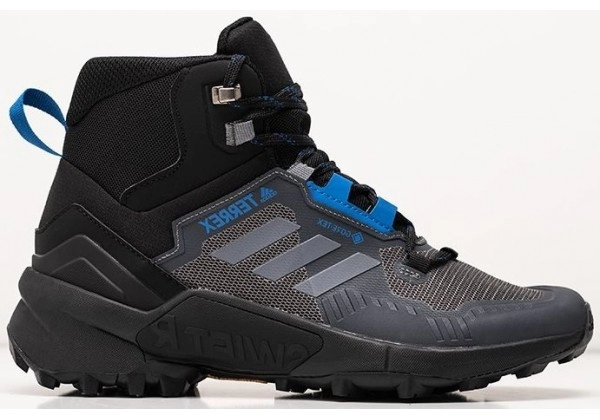 Кроссовки Adidas Terrex Swift R3 Mid Grey Black Blue черные