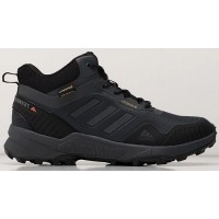 Кроссовки Adidas Terrex Swift R3 Mid Dark Grey Black черные