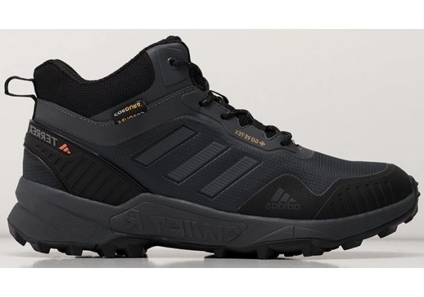 Кроссовки Adidas Terrex Swift R3 Mid Dark Grey Black черные