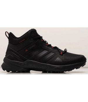 Кроссовки Adidas Terrex Swift R3 Mid Black Red черные