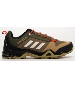 Кроссовки Adidas Terrex AX3 Brown Green Black