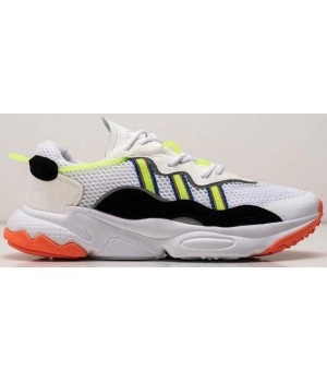 Кроссовки Adidas Ozweego White Black Volt Orange