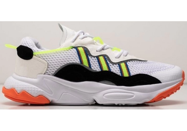Кроссовки Adidas Ozweego White Black Volt Orange